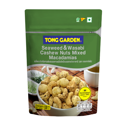 Tong Garden Seaweed Wasabi Cashew Mixed Macadamias 130g