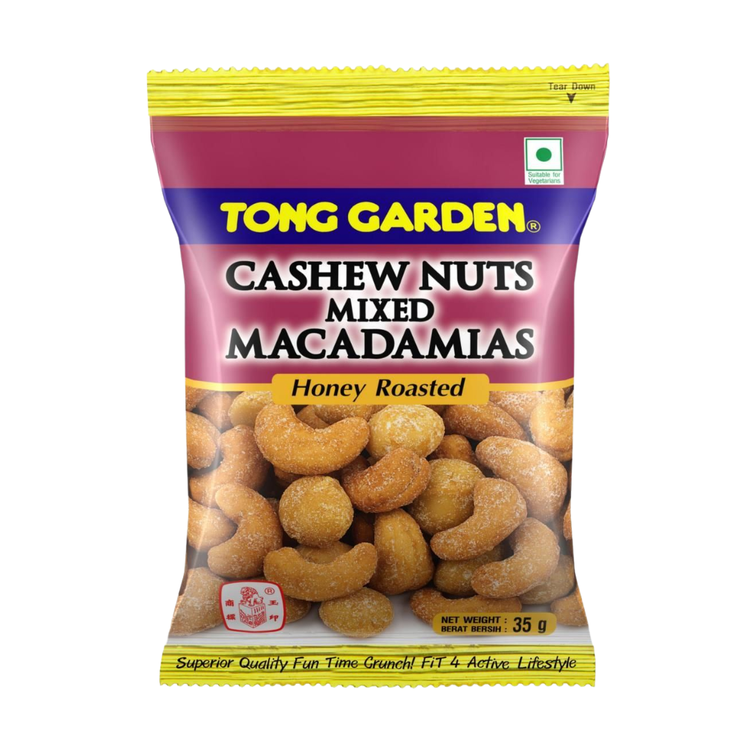 Tong Garden Cashew Mixed Macadamia Honey 35g