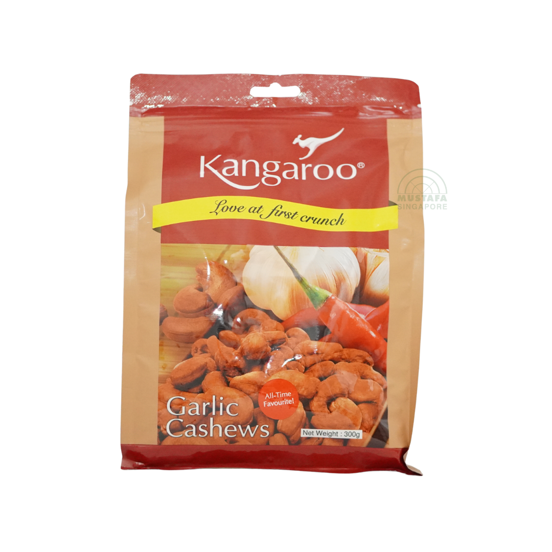 Kangaroo Garlic Cashews 300g