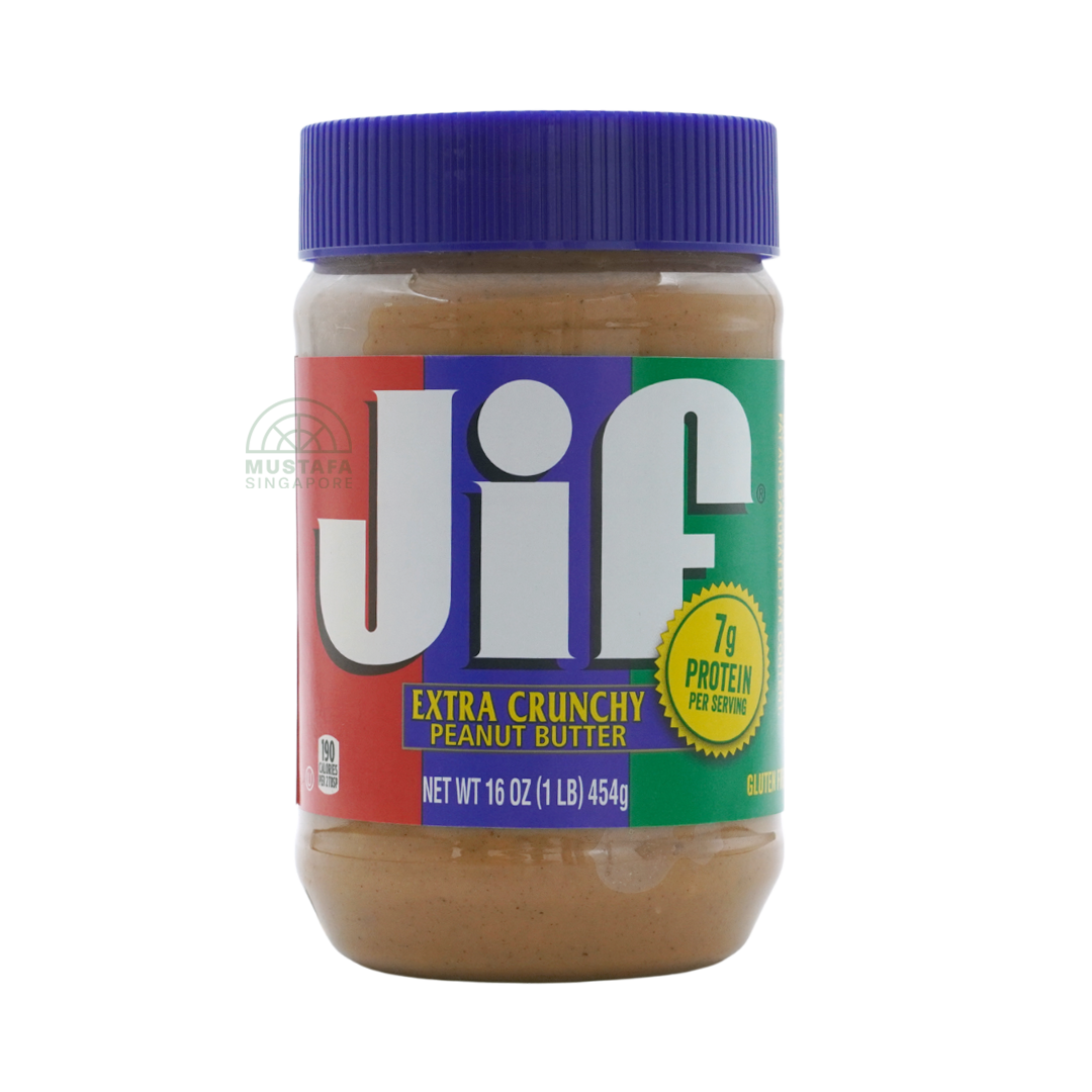 Jif Extra Crunchy Peanut Butter 454g