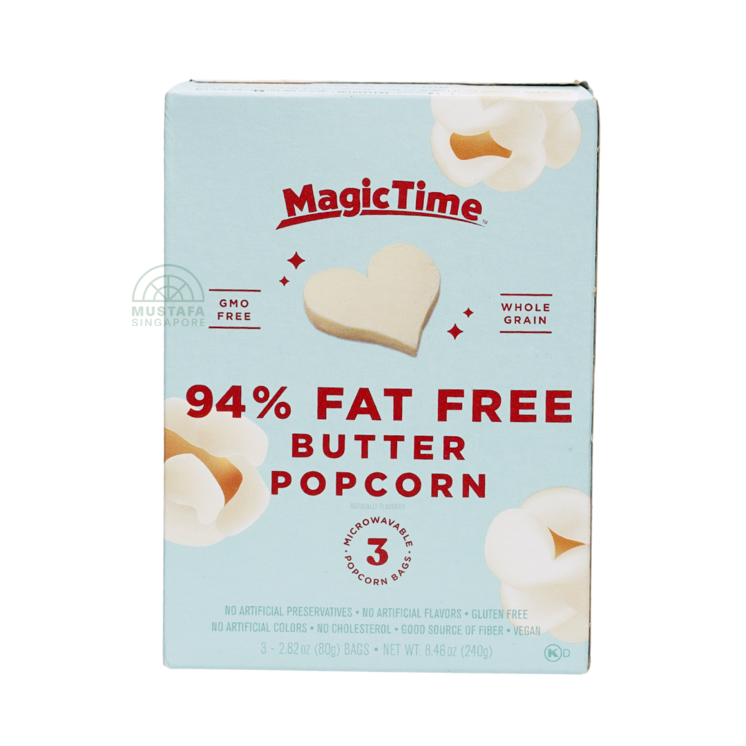 Magic Time 94% Fat Free Butter Popcorn 240g