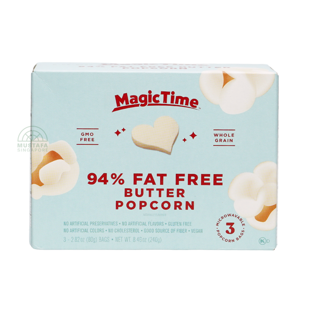 Magic Time 94% Fat Free Butter Popcorn 240g