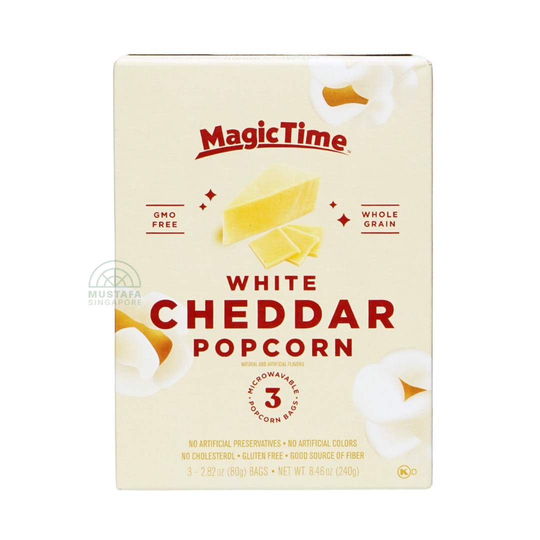 Magic Time White Cheddar Popcorn 240g