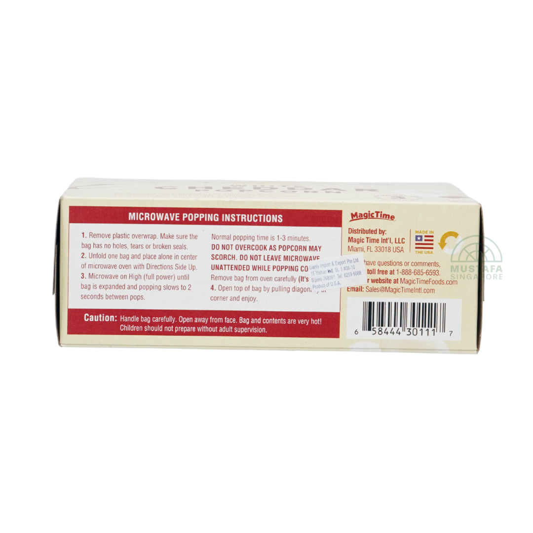 Magic Time White Cheddar Popcorn 240g