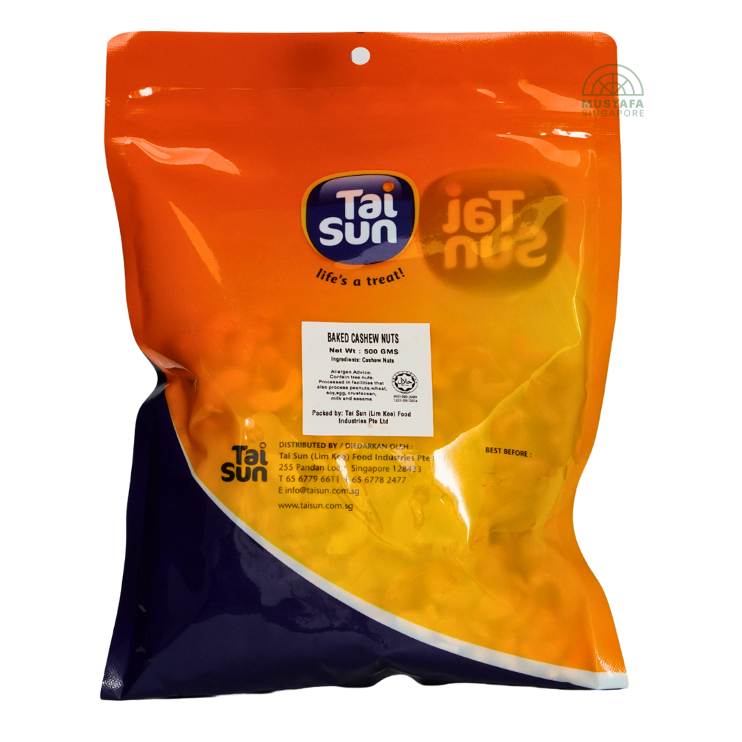 Tai Sun Baked Cashew Nuts 500g