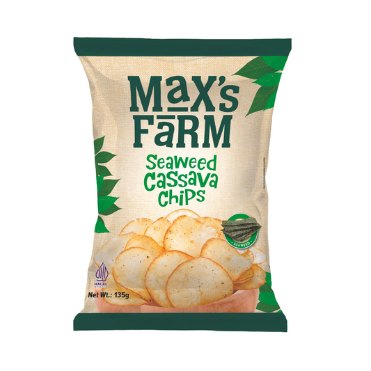 Max's Farm Seaweed Cassava Chips 135g