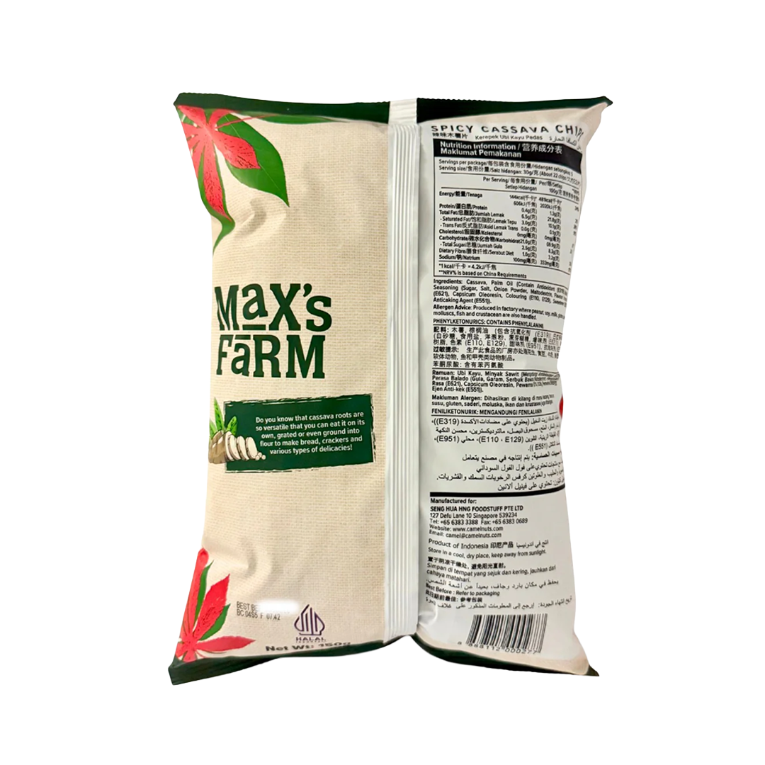 Max's Farm Spicy Cassava Chips 150g