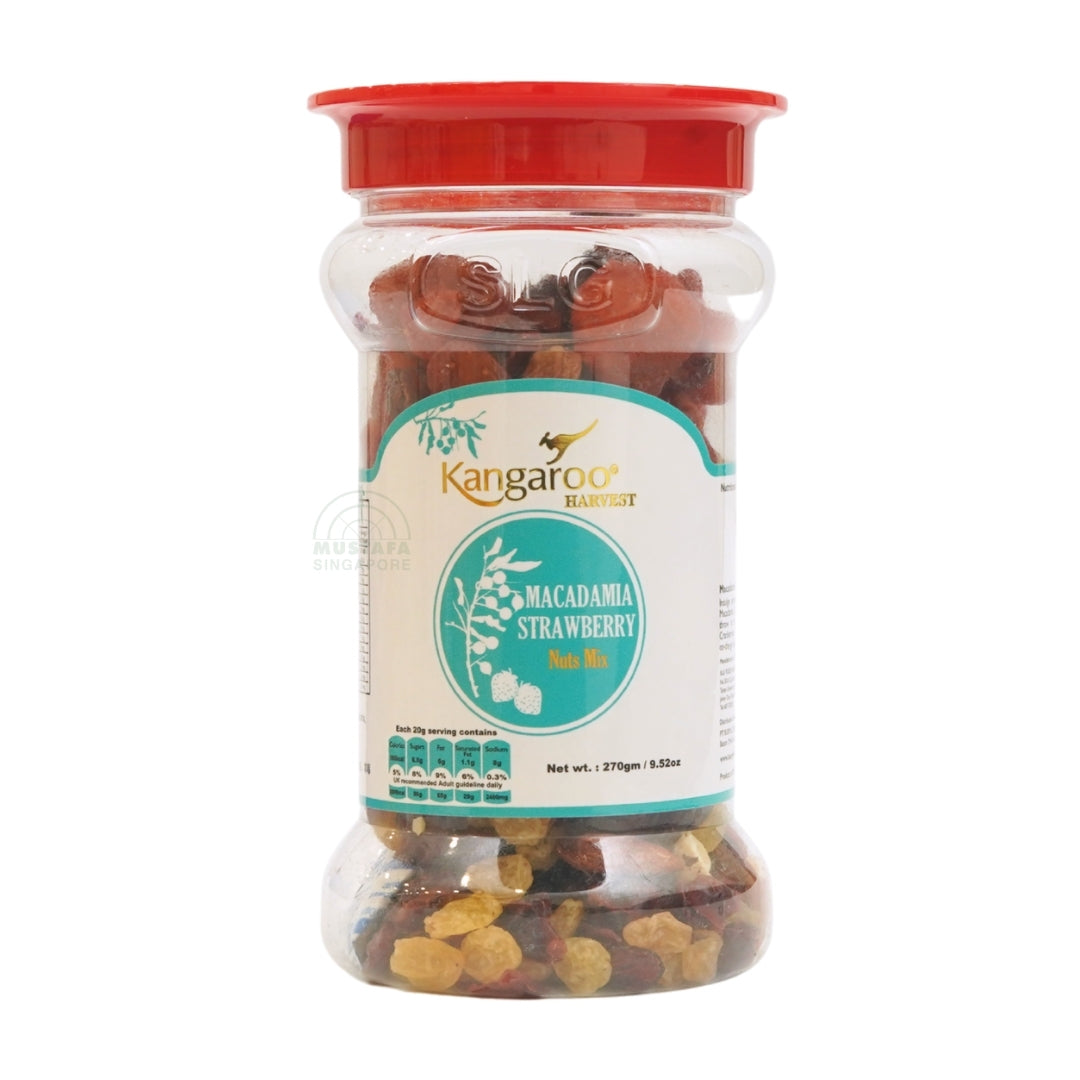 Kangaroo Harvest Macadamia Strawberry Nuts Mix 270gm