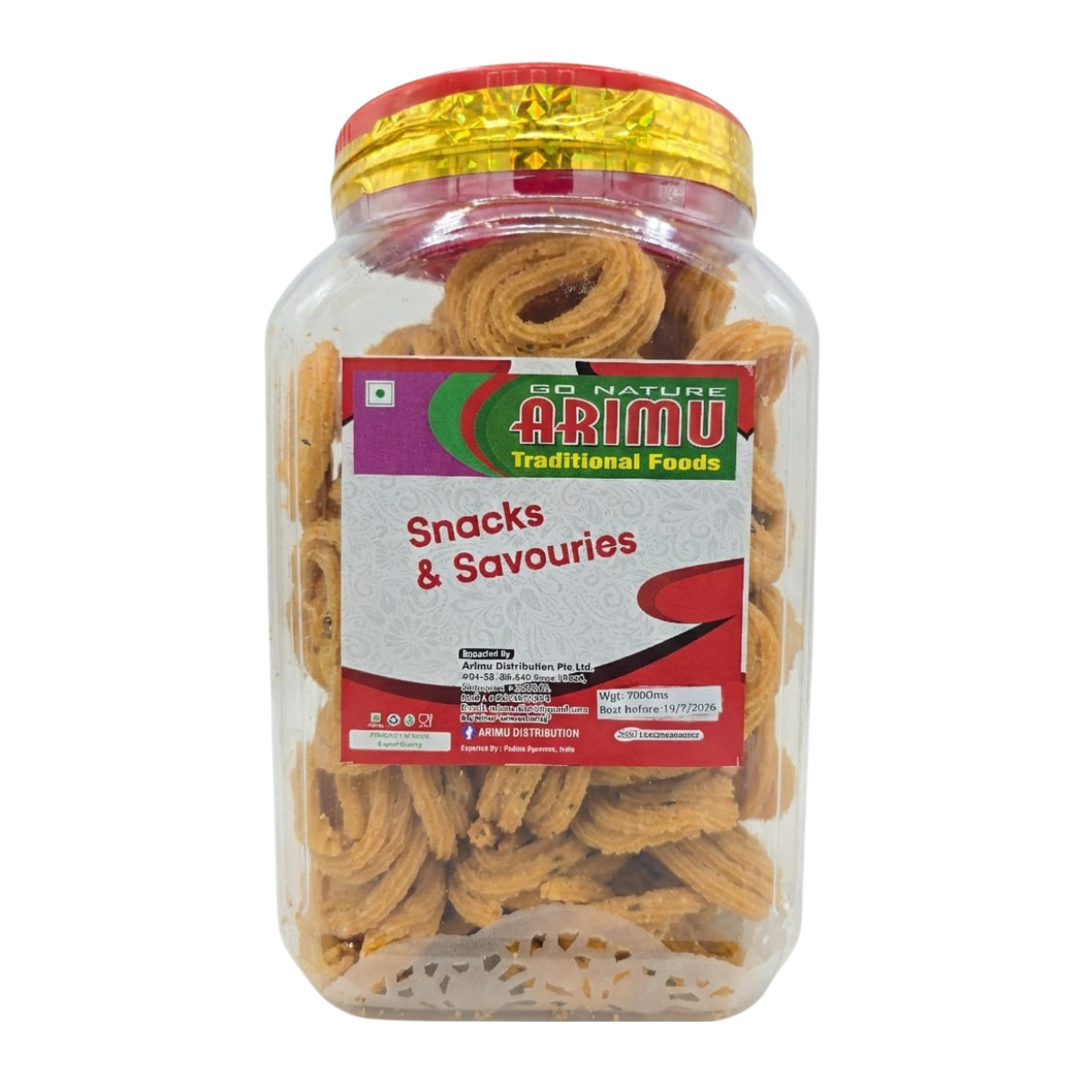 Arimu Spicy Butter Murukku 700g