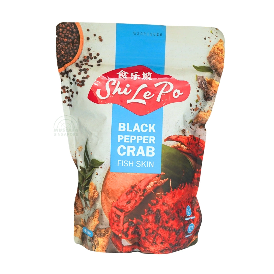 Shi Le Po Black Pepper Crab Fish Skin 80g