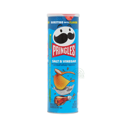 Pringles Salt & Vinegar Potato Crisps 158g