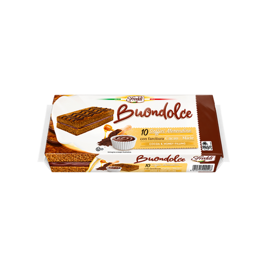 Freddi Buondolce Cocoa Honey 10 Mini Cakes 250g