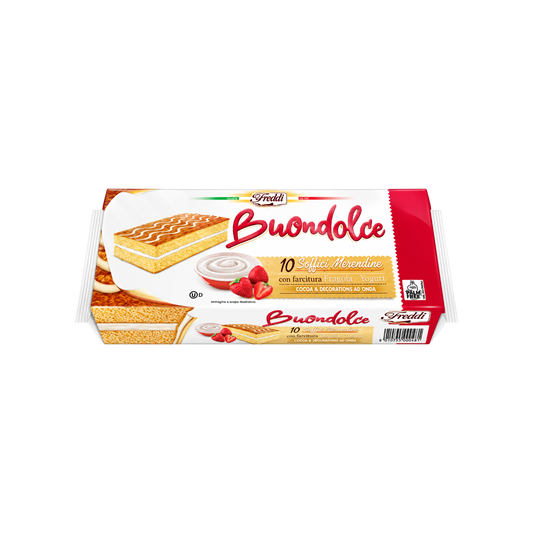 Freddi Buondolce Strawberry & Yogurt 10 Mini Cakes 250g
