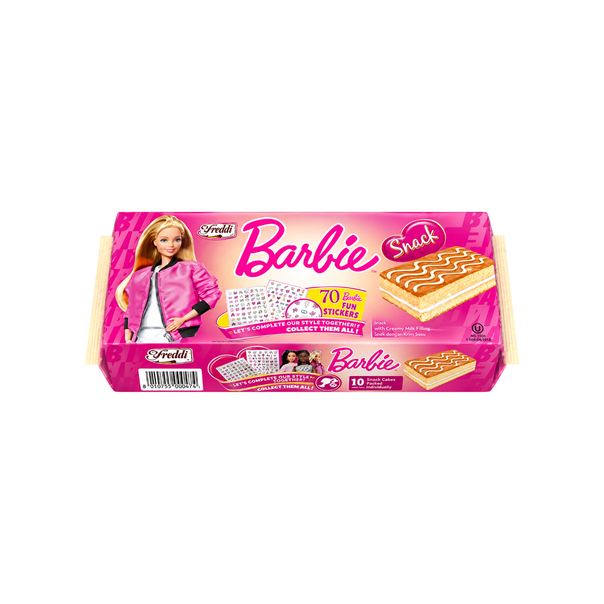 Freddi Barbie Snack with Fresh Whole Milk Cream + 70 collectable Barbi ...