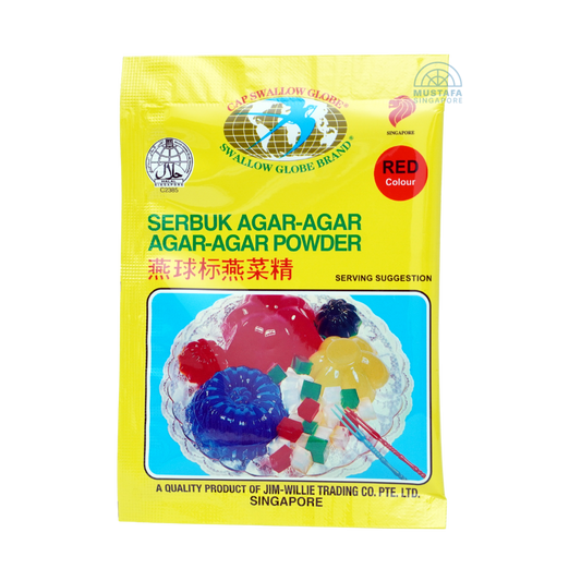 Jim Willie Swallow Globe Agar Agar - Red (24's) 10g