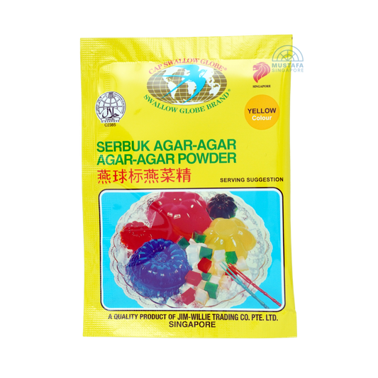 Jim Willie Swallow Globe Agar Agar - Yellow (24's) 10g