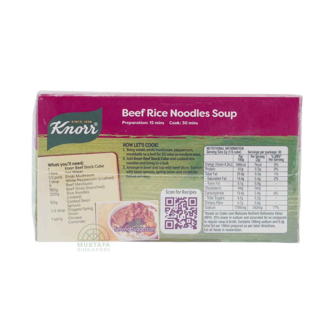 Knorr Beef Stock Cubes 60g