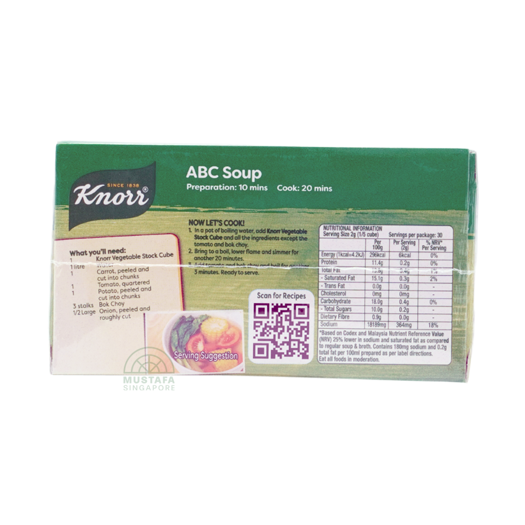 Knorr Vegetable Stock Cubes 60g