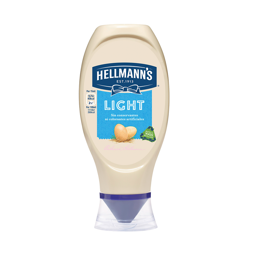Hellmann's Light Mayonnaise Squeeze Bottle 430ml