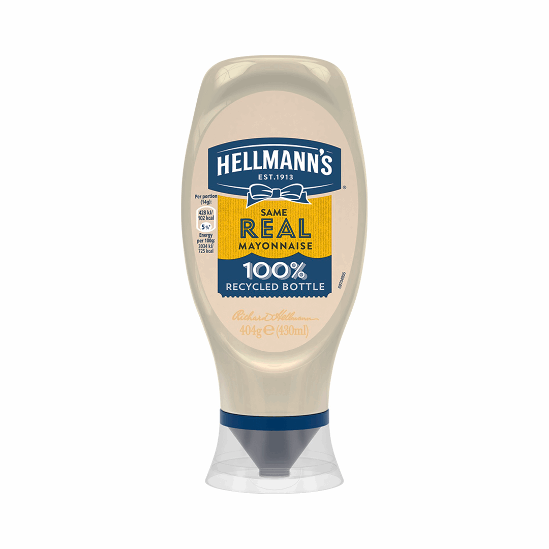 Hellmann's Real Mayonnaise Squeeze Bottle 430ml