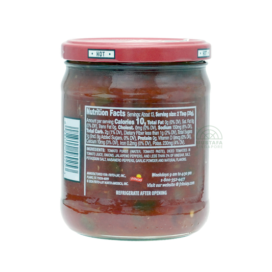 Frito-Lay Tostitos Hot Chunky Habanero Salsa 439.4g