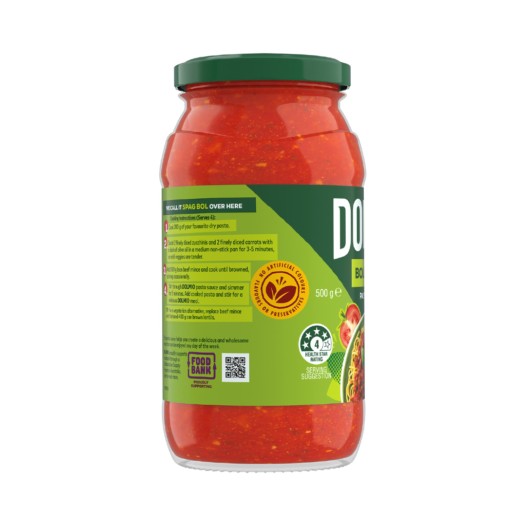 Dolmio Extra Pasta Sauce Bolognese 500g