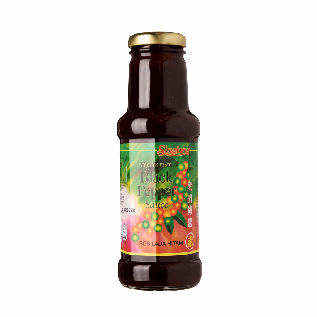 Singlong Vegetarian Black Pepper Sauce 300g