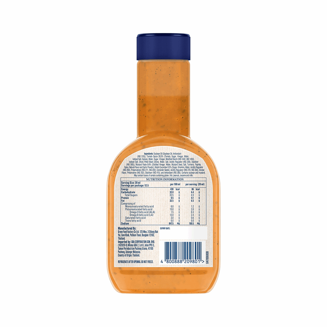 Hellmann's Plant-based Thousand Island Dressing 250ml