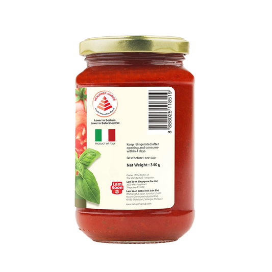 Naturel Organic Basil Pasta Sauce 340g