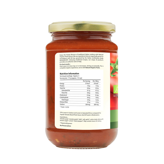 Naturel Organic Kale Pasta Sauce 340g