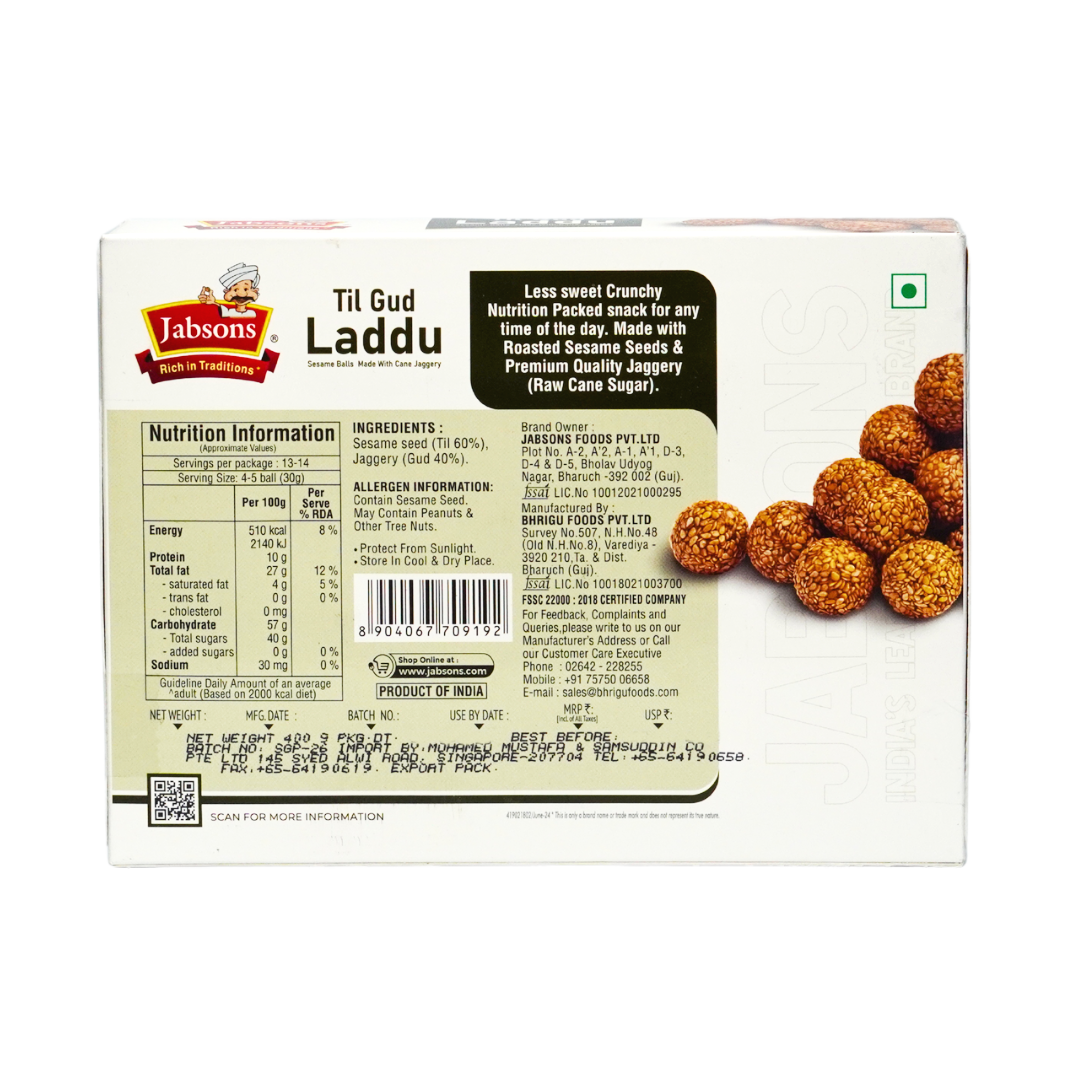 Jabson Til Laddu 400g