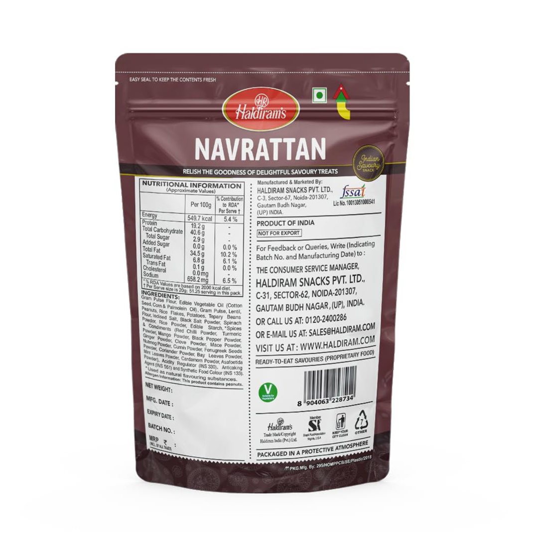 Haldiram's Navrattan 400g