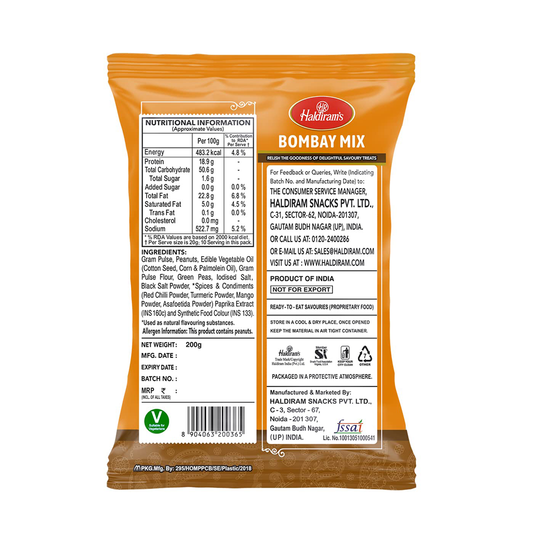 Haldiram's Bombay Mix 200g