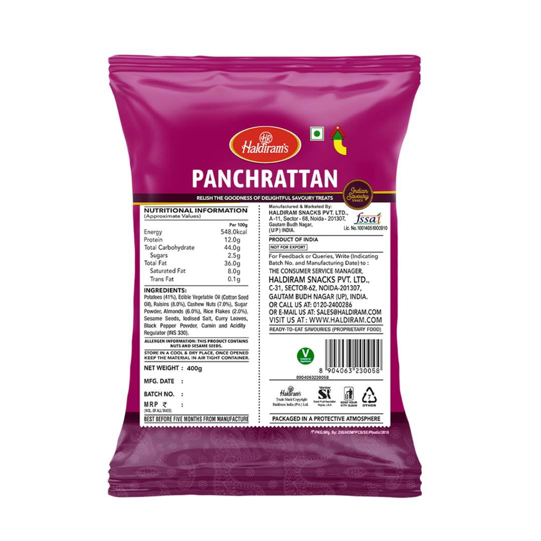 Haldiram's Panchrattan 400g
