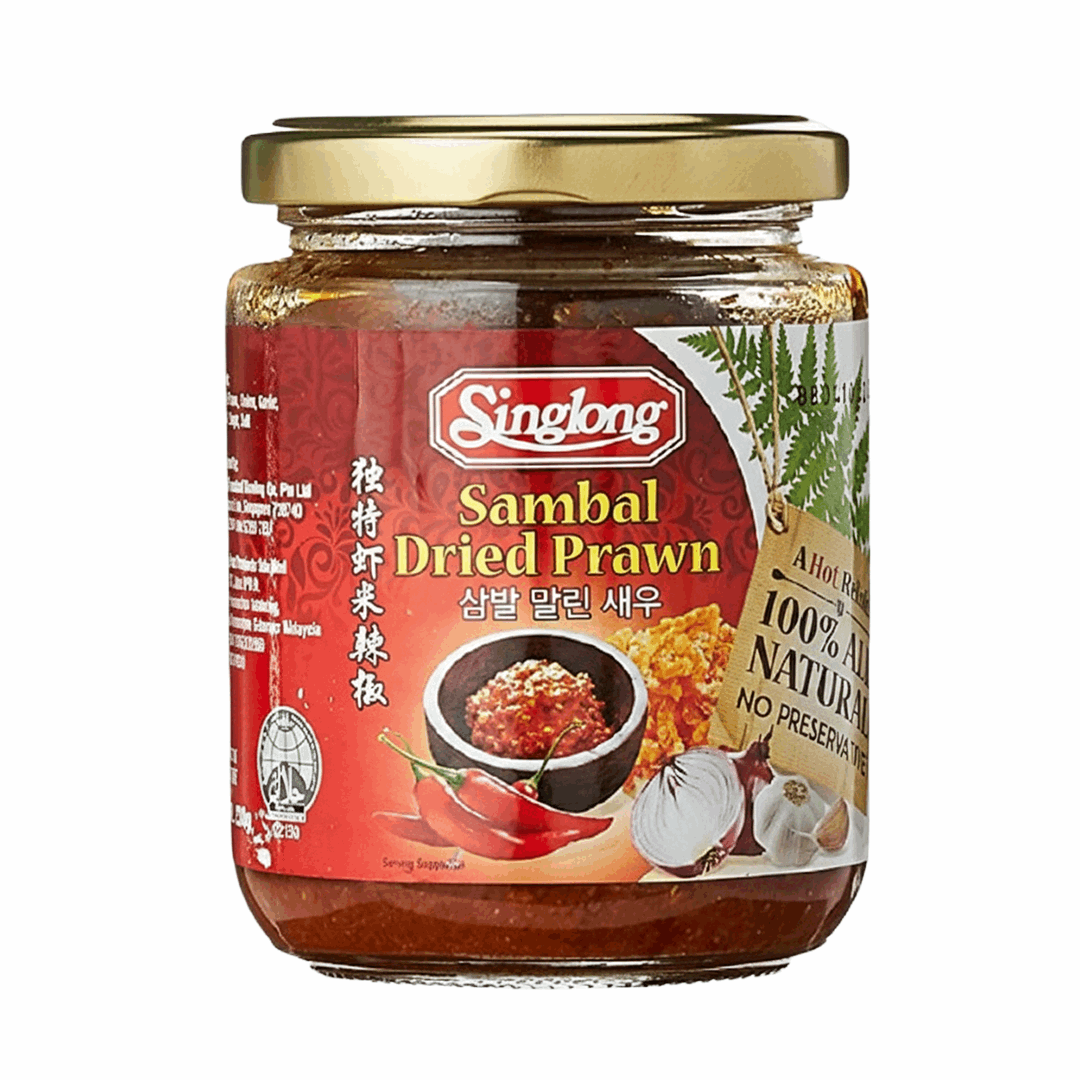 Singlong Sambal Dried Prawn 230g