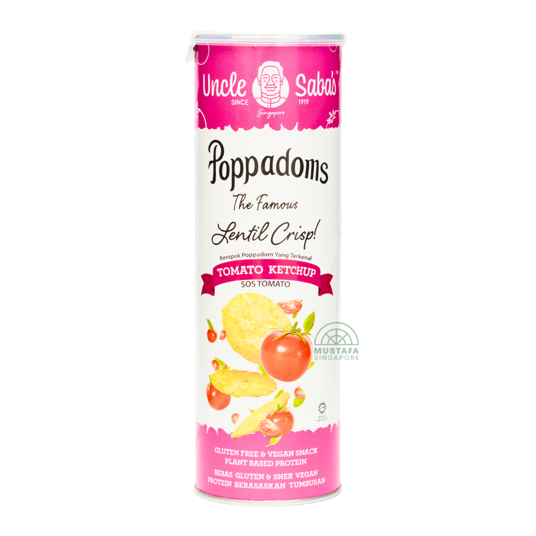 Uncle Saba Poppadoms Tom Yum Seafood 60G