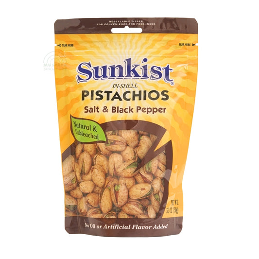 Sunkist In-Shell Pistachios Salt & Black Pepper 150g
