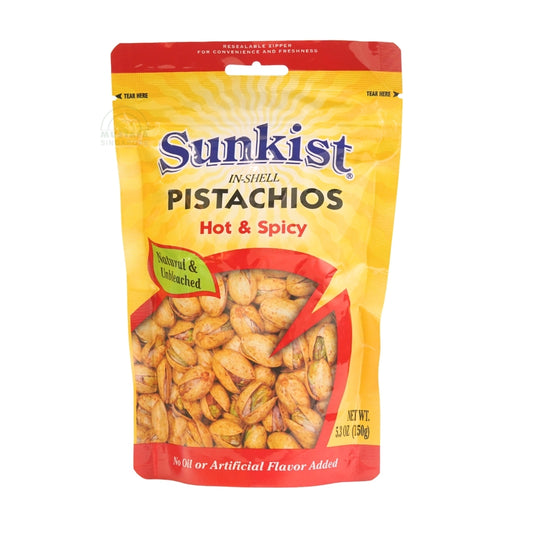 Sunkist In-Shell Pistachios Hot & Spicy - Natural 150g