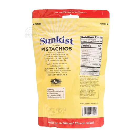 Sunkist In-Shell Pistachios Hot & Spicy - Natural 150g