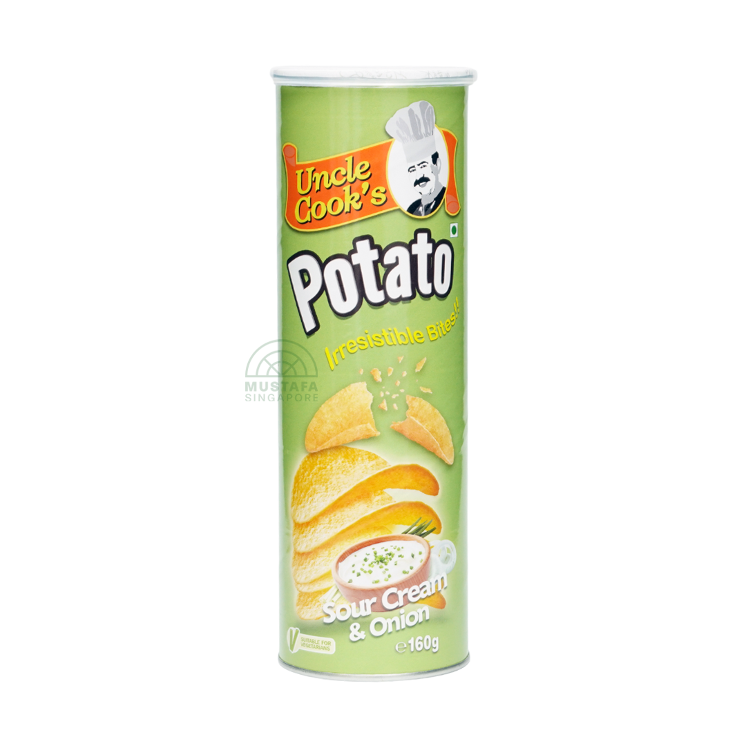 Uncle Cooks Potato Chips Sour Cream 160G