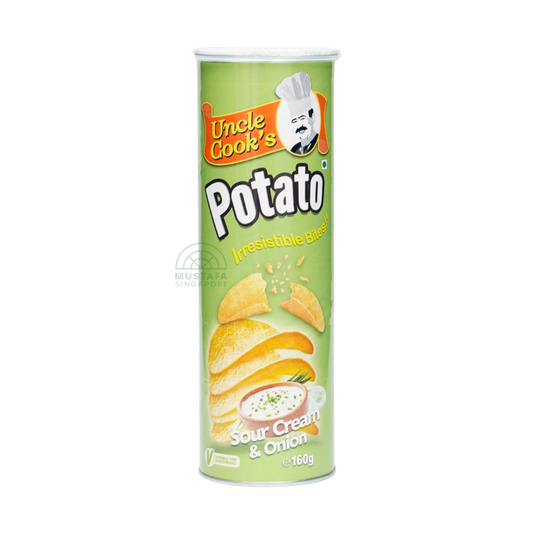 Uncle Cooks Potato Chips Sour Cream 160G