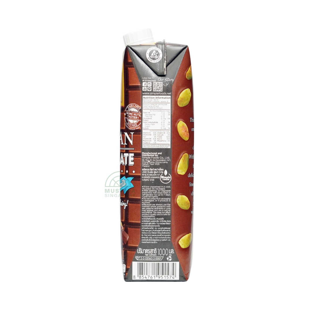 137 Degrees® Pistachio Milk (Cashew Blend) with Double Chocolate 1L