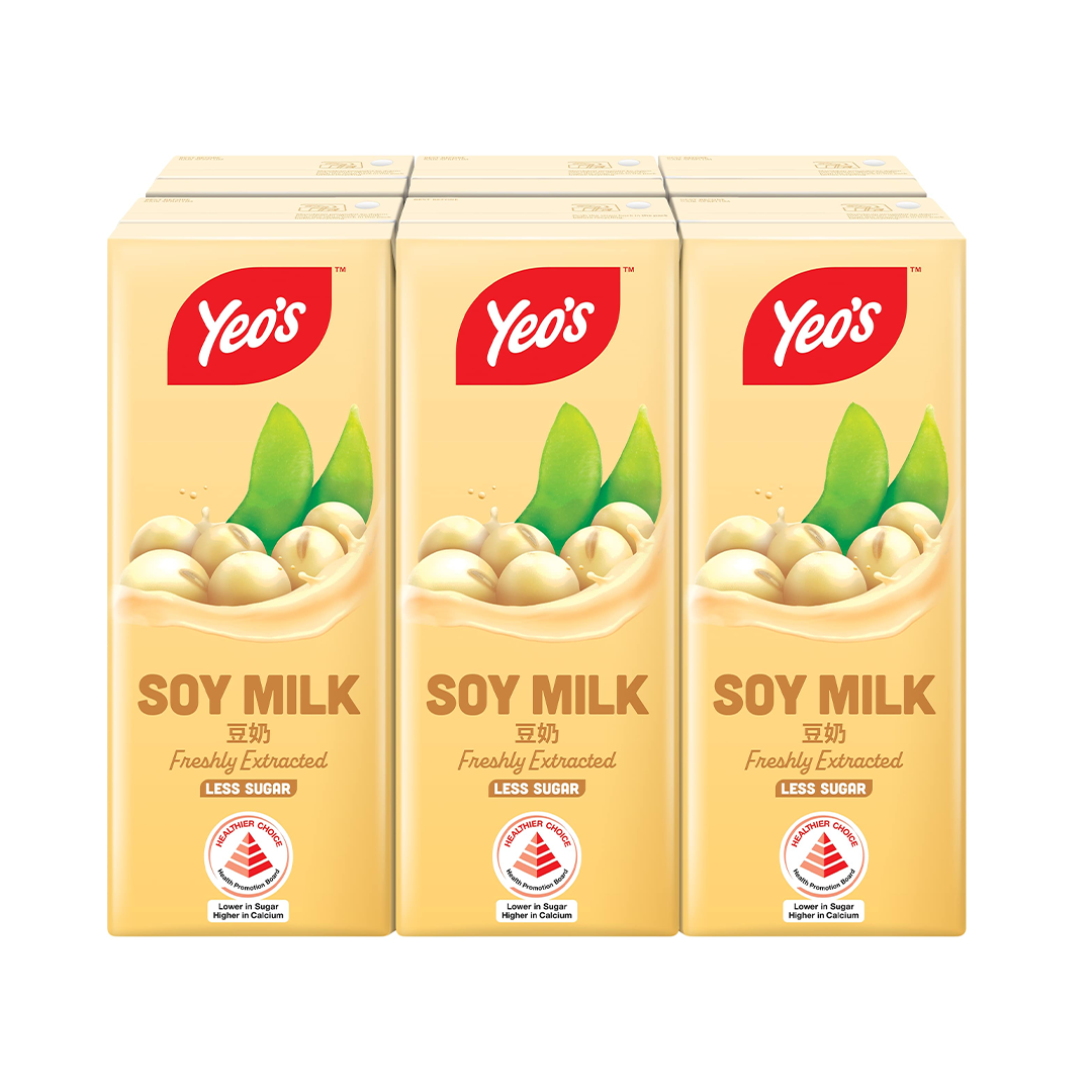 Yeo's Soy Bean Milk 250ml x 6s