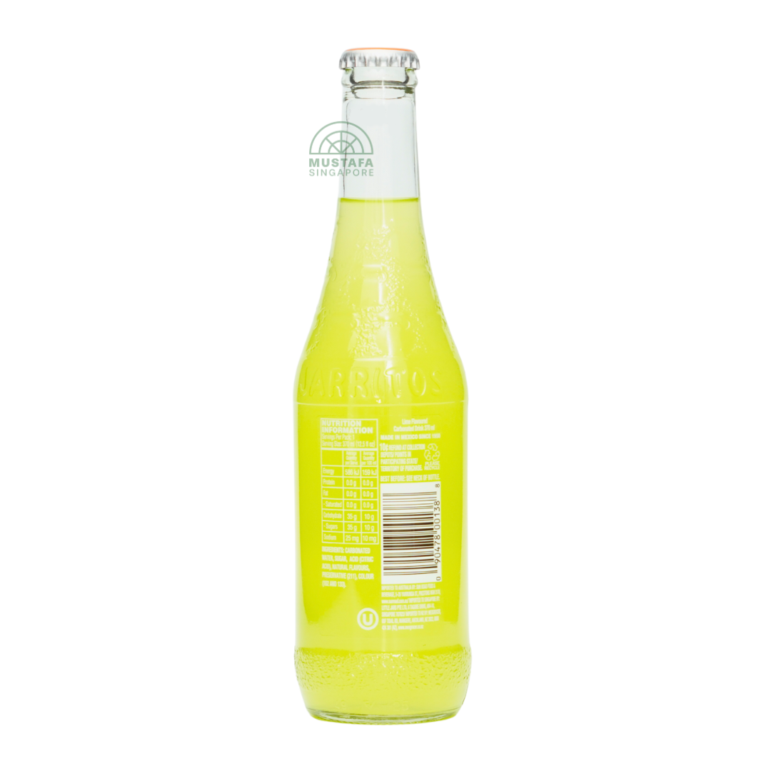 Jarritos Lime Natural Flavour Soda 370g