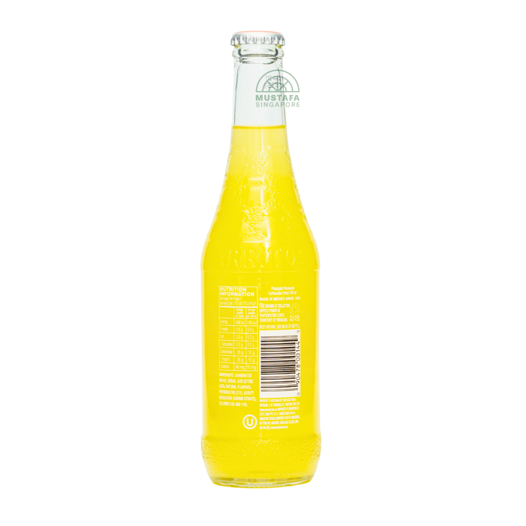 Jarritos Pineapple Natural Flavour Soda 370g