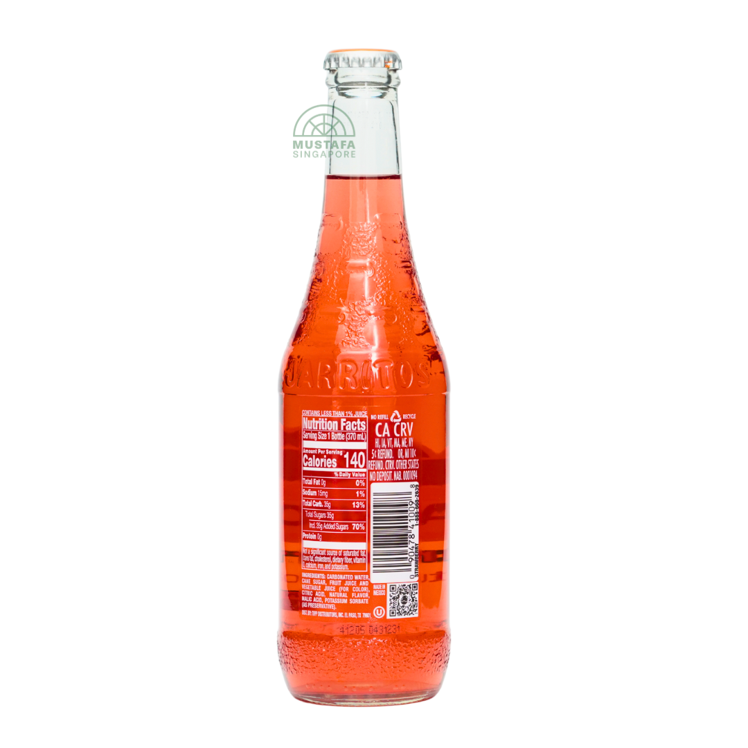 Jarritos Strawberry Natural Flavour Soda 370g