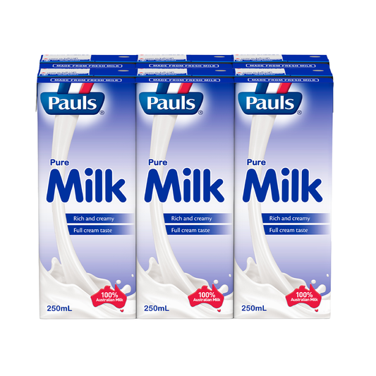 Pauls Pure UHT Milk 250ml x 6s