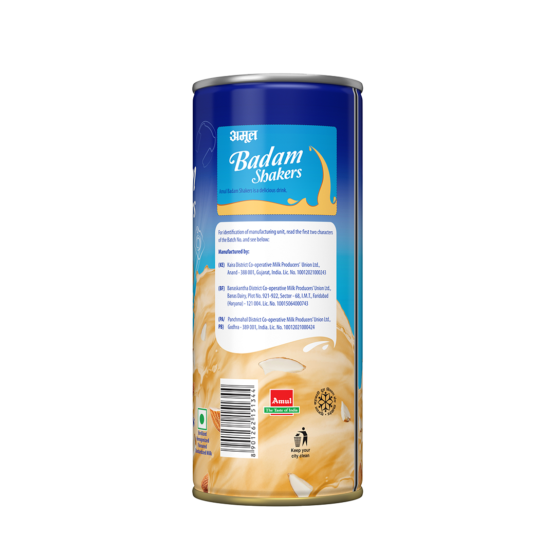 Amul Kool Badam Shakers 200ml