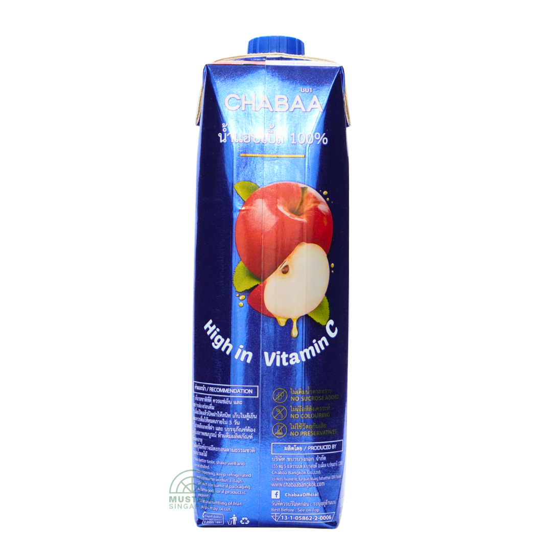 Chabaa 100% Apple Juice 1L