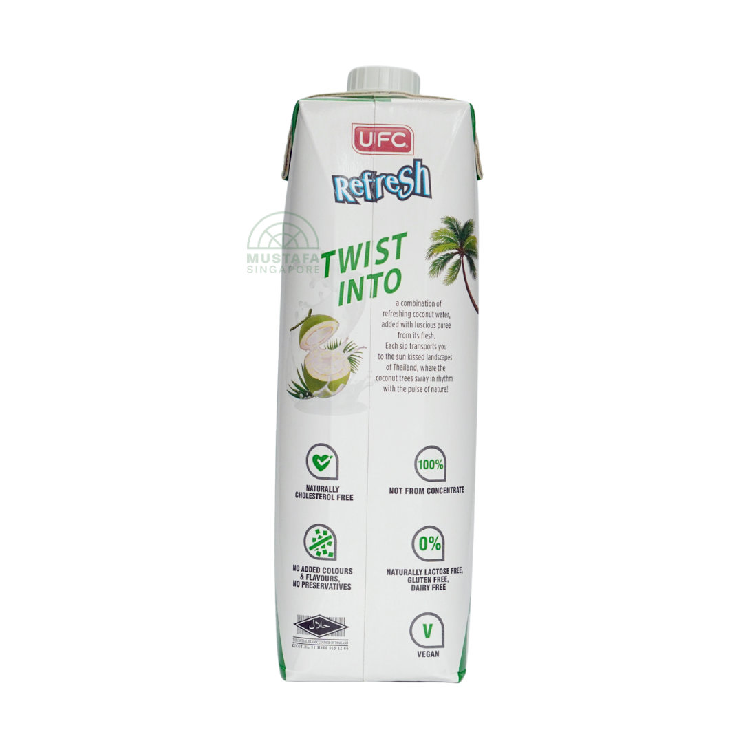 UFC Refresh Coconut Twist Pressed Coconut Water 1L